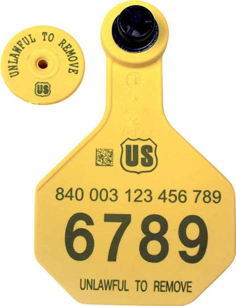 840 rfid ear tags cattle|usda official identification for cattle.